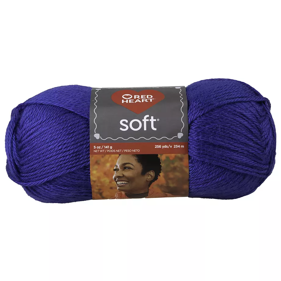 Red Heart Soft - Fil, bleu royal