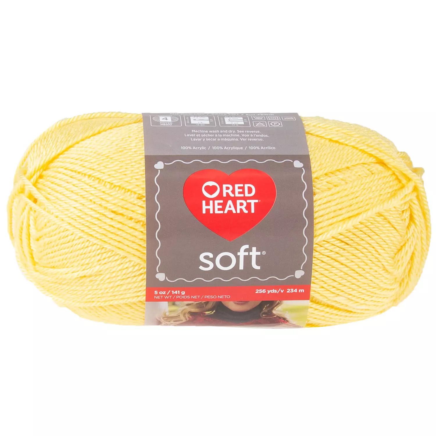 Red Heart Soft - Fil, citron