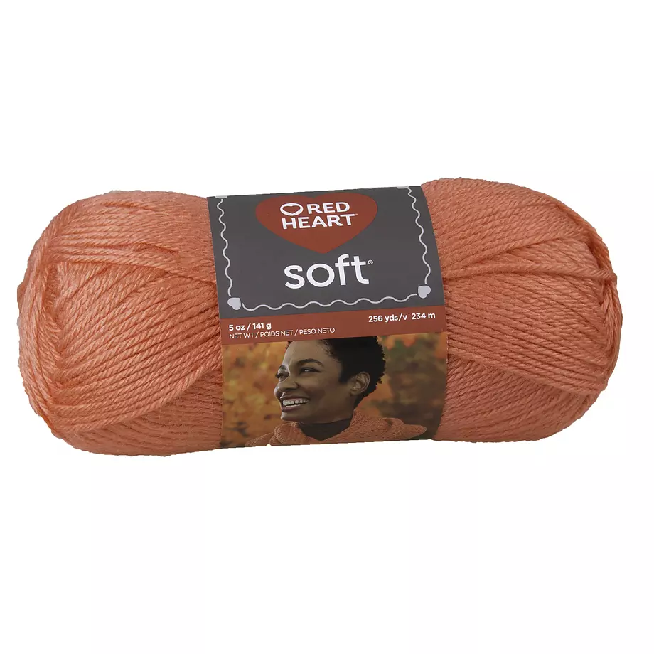 Red Heart Soft - Fil, corail