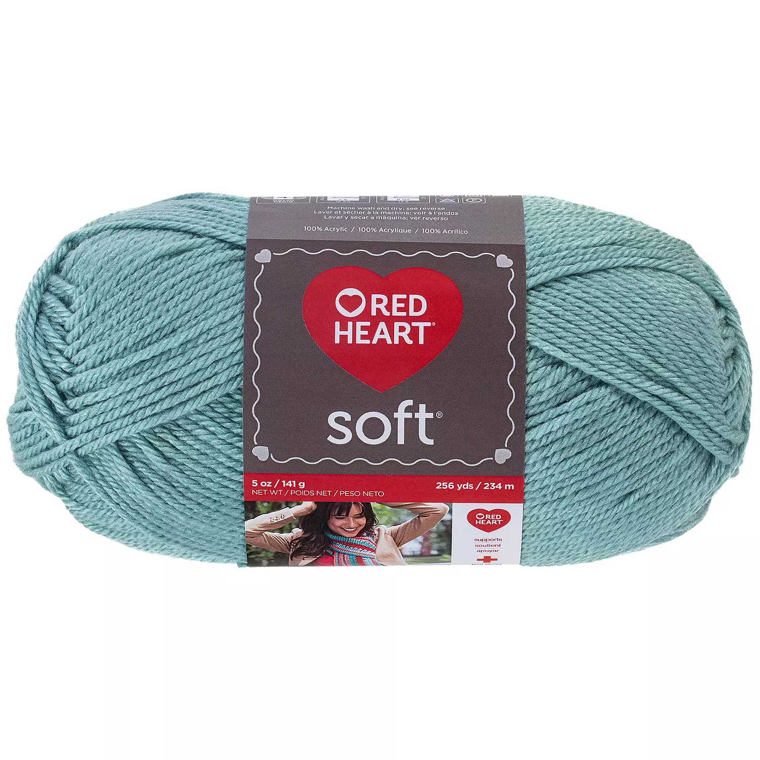 Red Heart Soft - Fil, écume de mer