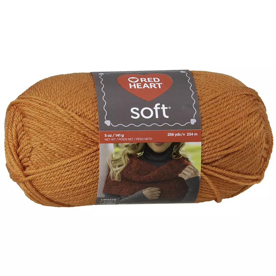 Red Heart Soft - Fil, mandarine