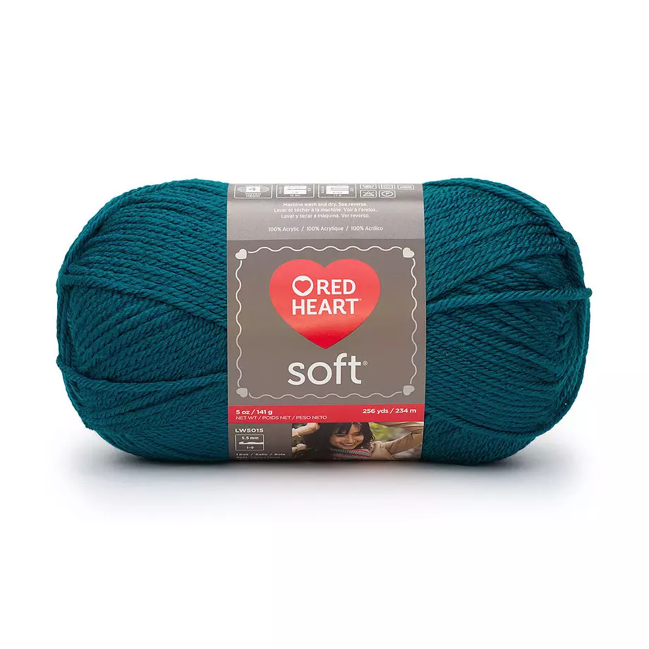 Red Heart Soft, Fil, sarcelle