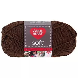 Red Heart Soft - Yarn, chocolate