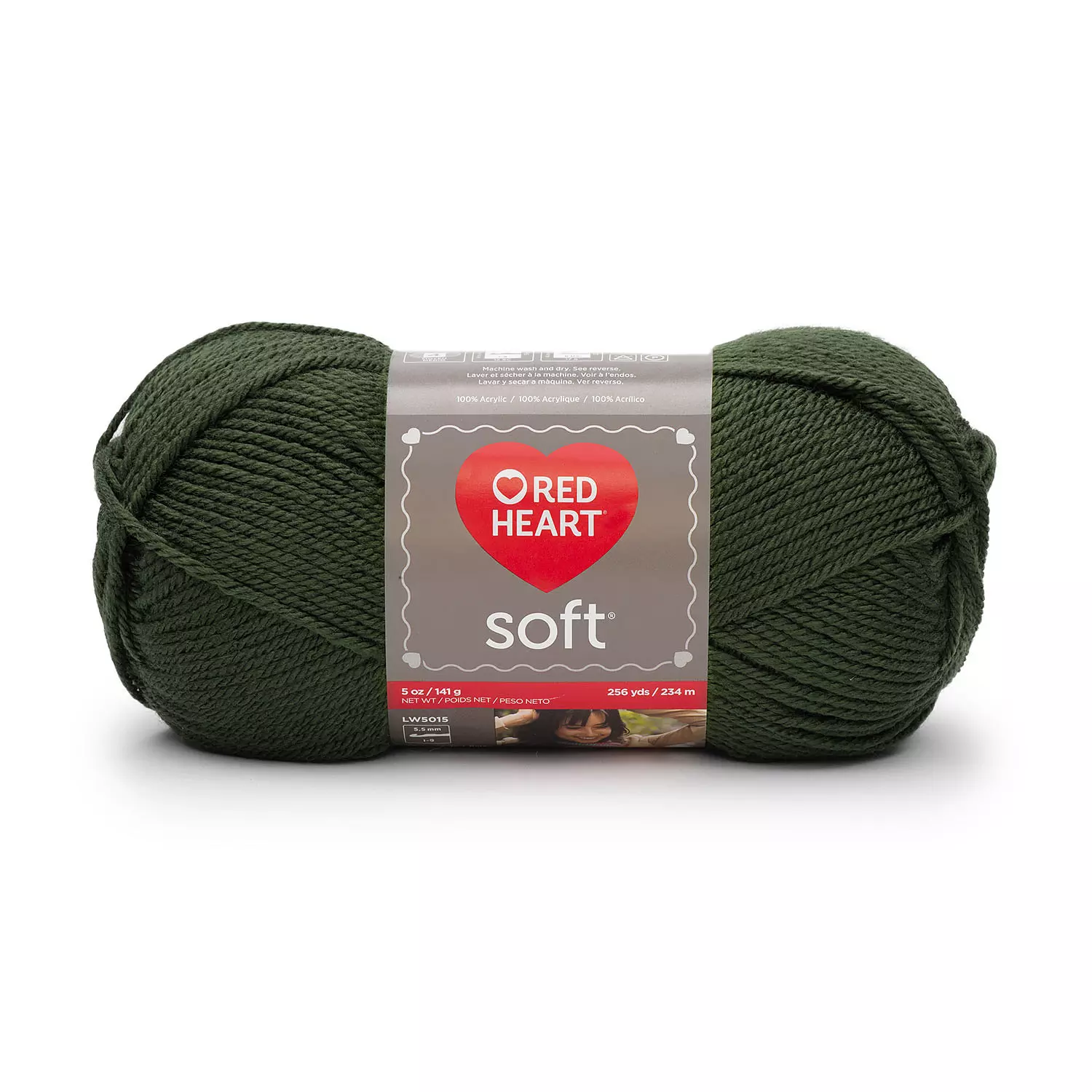Red Heart Soft - Yarn, dark leaf