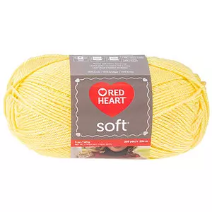 Red Heart Soft - Yarn, lemon