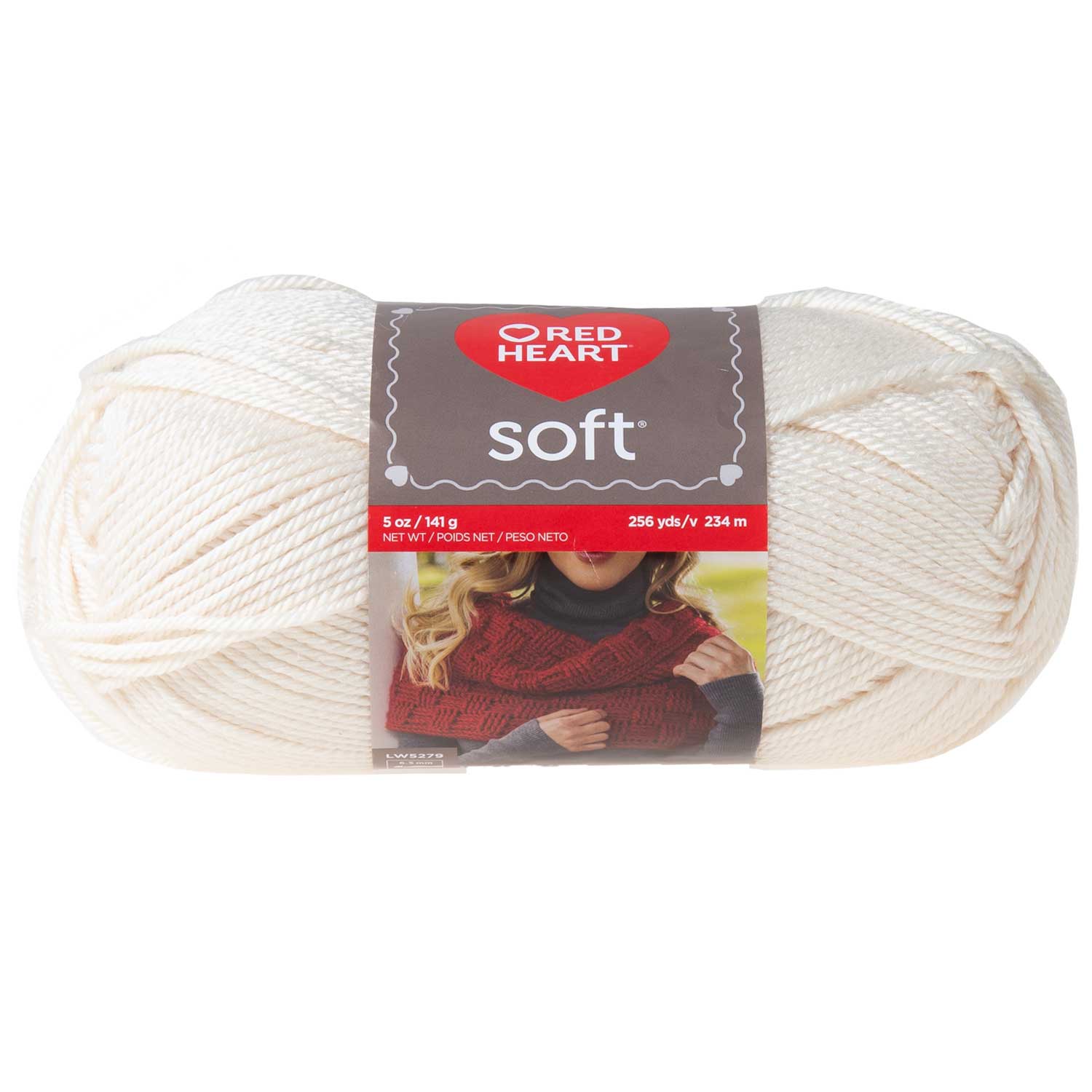 Red Heart Soft - Yarn, off-white