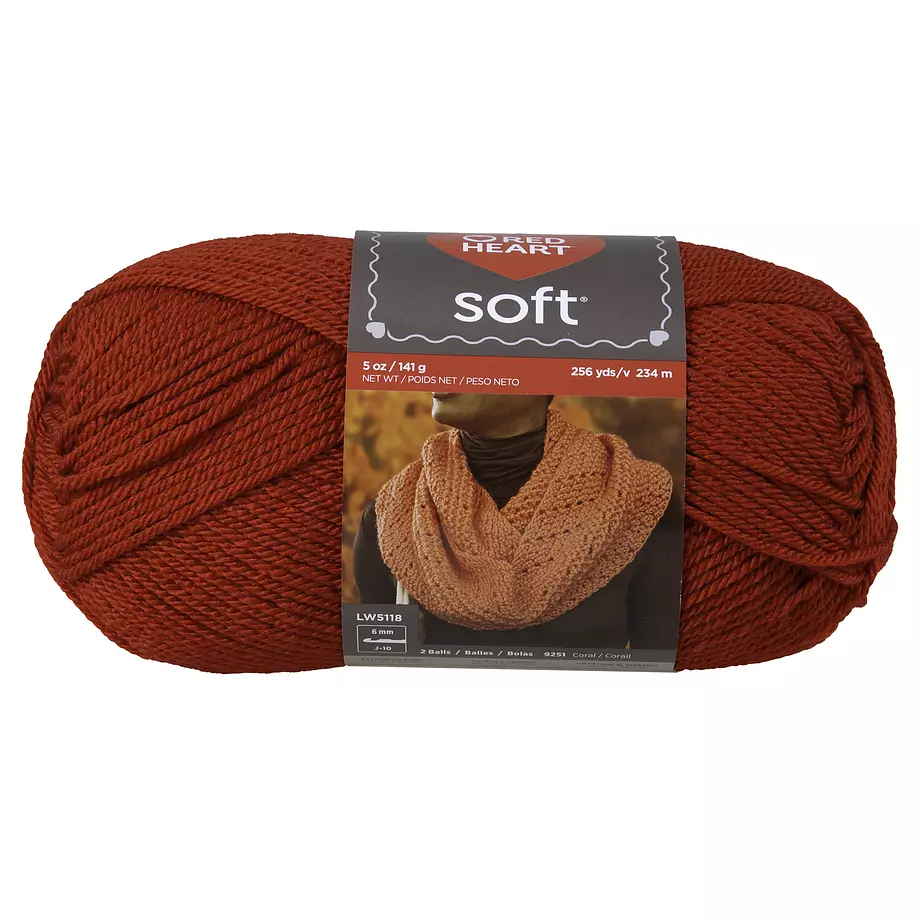 Red Heart Soft - Yarn, really red