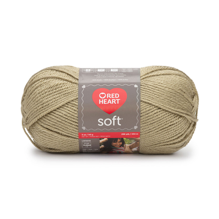 Red Heart Soft - Yarn, wheat