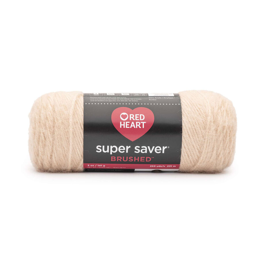 Red Heart Super Saver Brushed - Yarn, biscuit