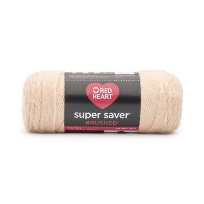Red Heart Super Saver Brushed - Yarn, biscuit
