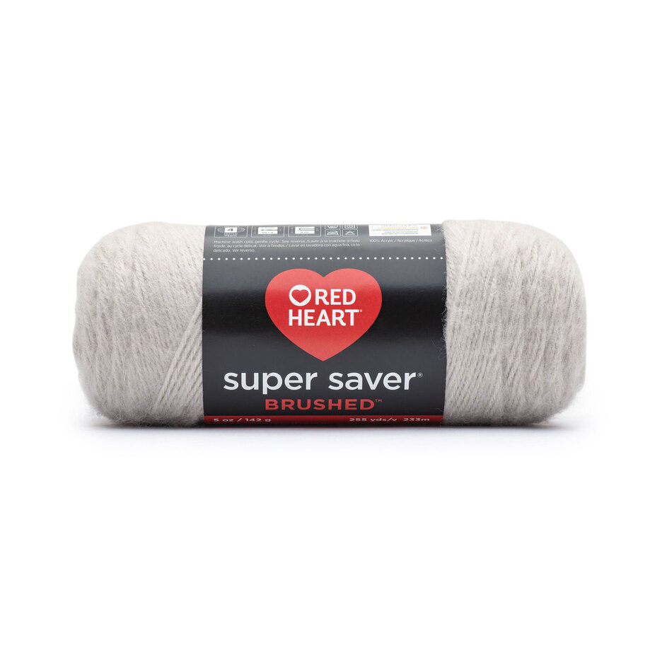 Red Heart Super Saver Brushed - Yarn, soft mink