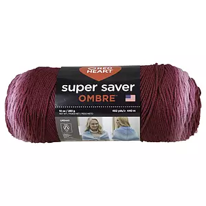 Red Heart Super Saver - Yarn, anemone ombre