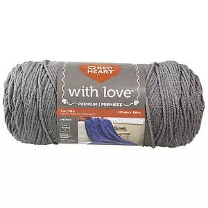 Red Heart With Love - Fil, anthracite