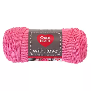 Red Heart With Love - Fil, gomme balloune