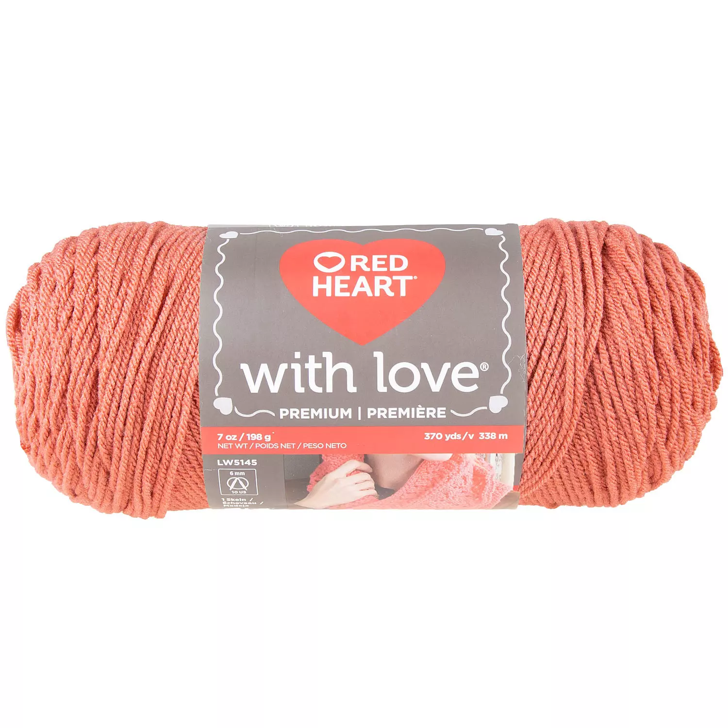 Red Heart With Love - Fil, terracotta