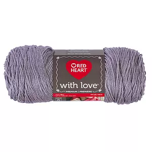 Red Heart With Love - Fil, vieux raisin