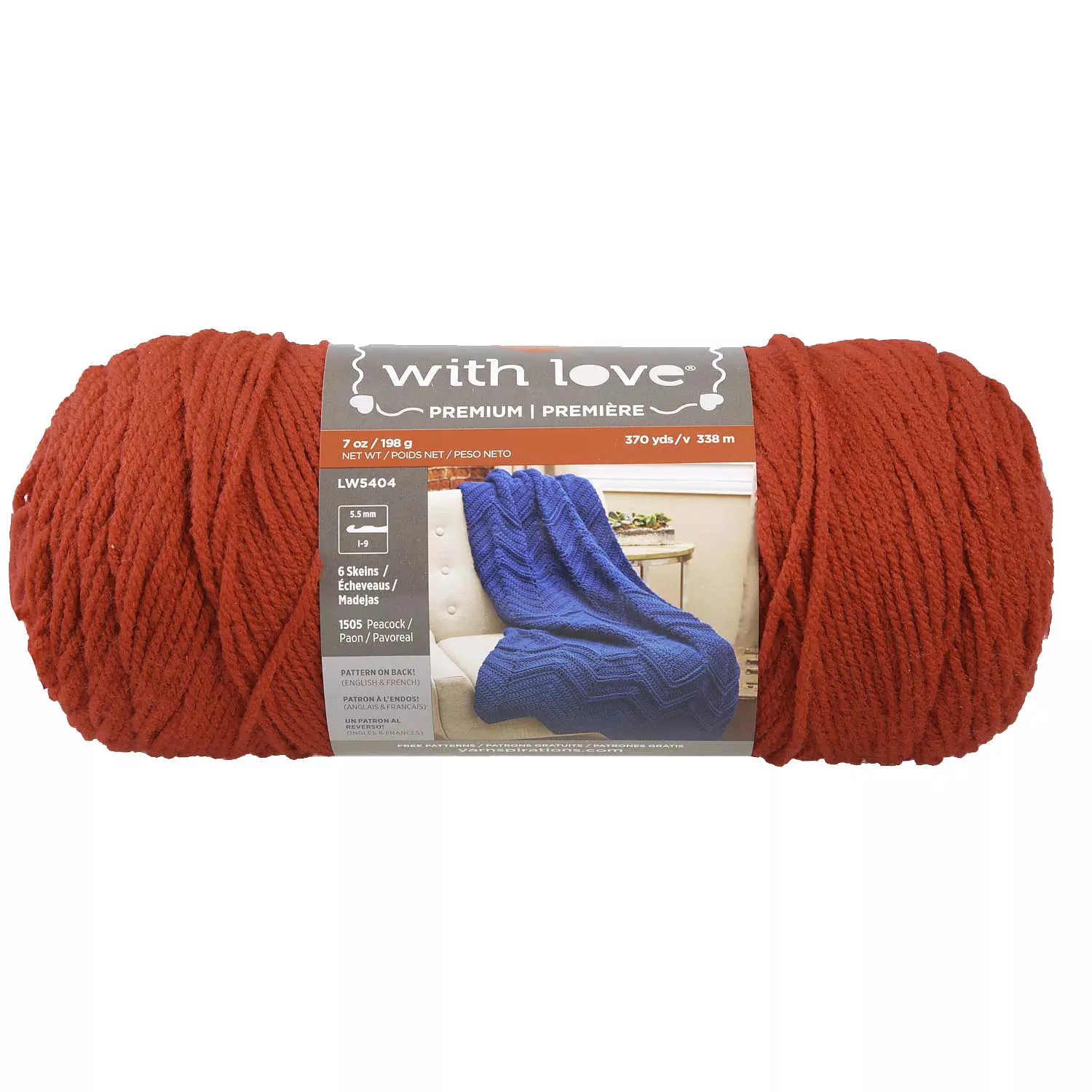 Red Heart With Love - Yarn, holly berry
