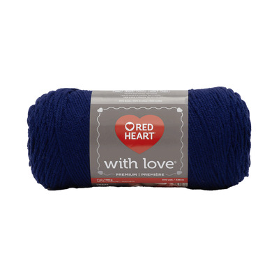 Red Heart With Love - Yarn, Navy