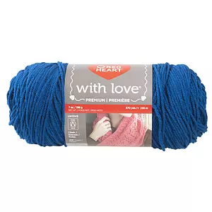 Red Heart with Love - Yarn, peacock