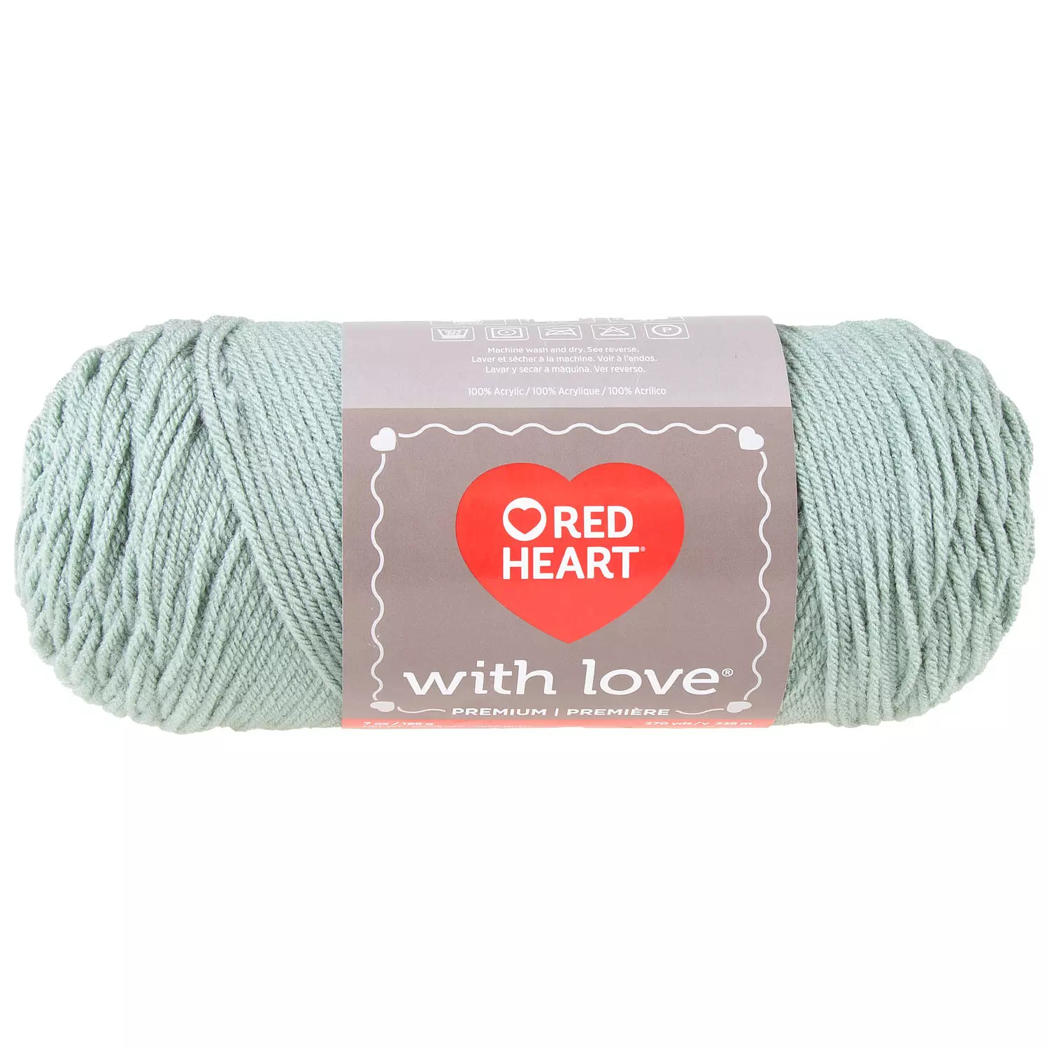 Red Heart With Love - Yarn, sage