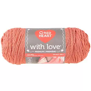 Red Heart With Love - Yarn, terracotta