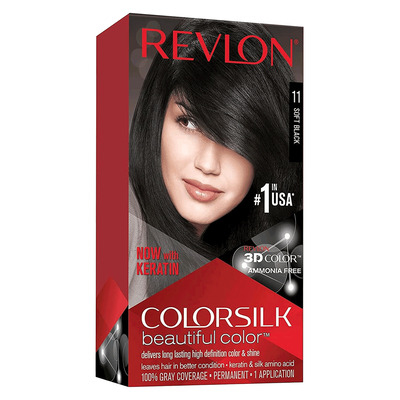 Revlon - Colorsilk Beautiful Color, coloration permanente - 11 Noir fondant