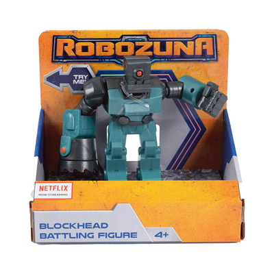 Robozuna - Battle robot action figure, Blockhead