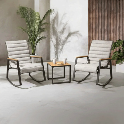 Rocking bistro set, 3 pcs