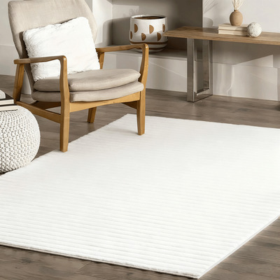 RUSUK collection - Faux fur rug, 4'x6'