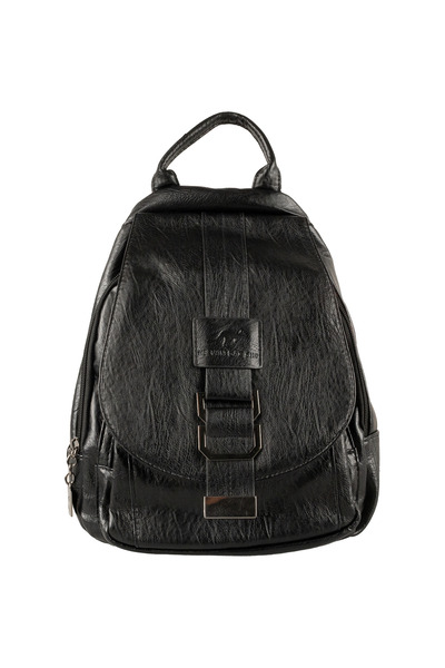 Faux leather fashion backpack