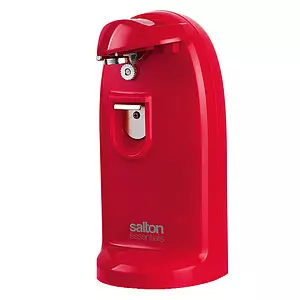 Salton Essentials - Ouvre-boîte électrique, rouge