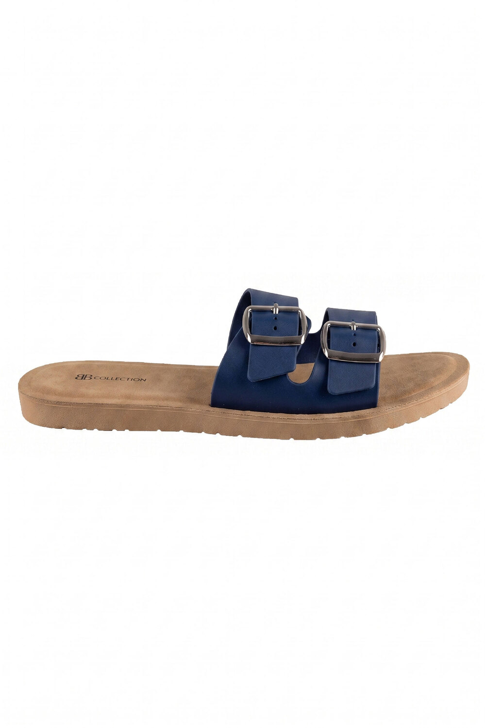Sandal with adjustable straps, Navy blue