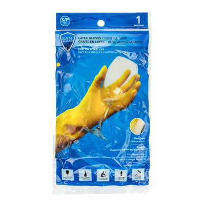 Sani-Guard - Non-slip grip latex gloves