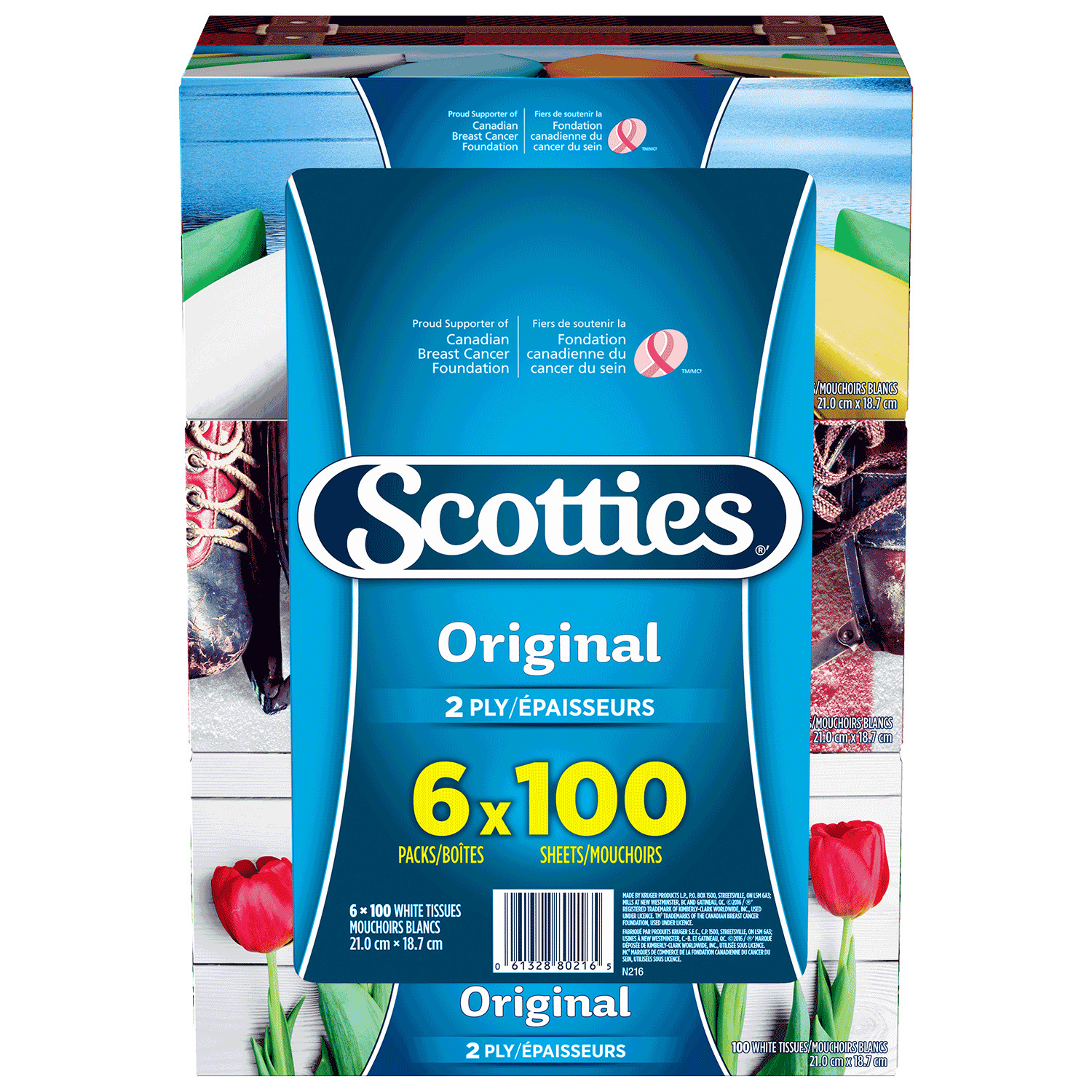 Scotties - Papiers-mouchoirs, paq. de 6