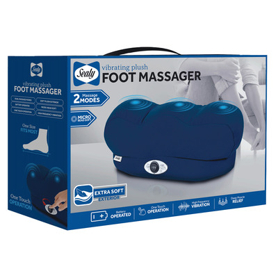 Sealy - Vibrating micro-bead plush foot massager pillow