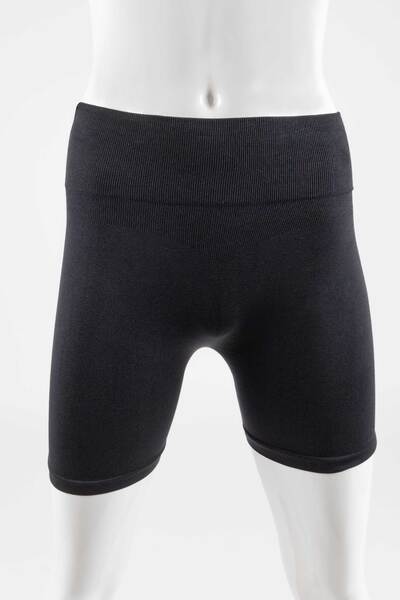 Seamless shapewear highwaited shorts - Black