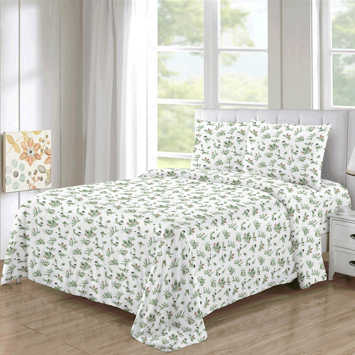 Sheet set - Tree and Bird, Twin