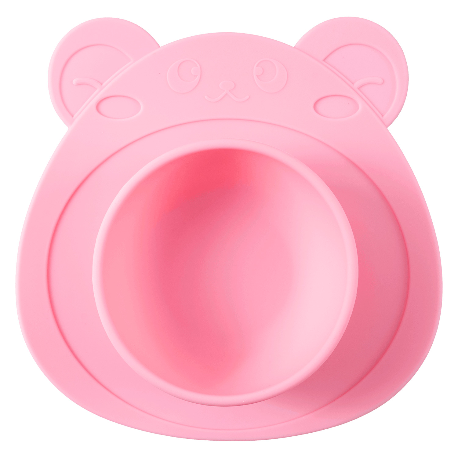 Silicone baby plate