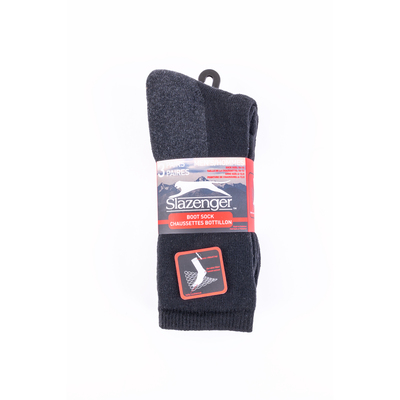 Slazenger - Black cotton boots socks - 3 pairs