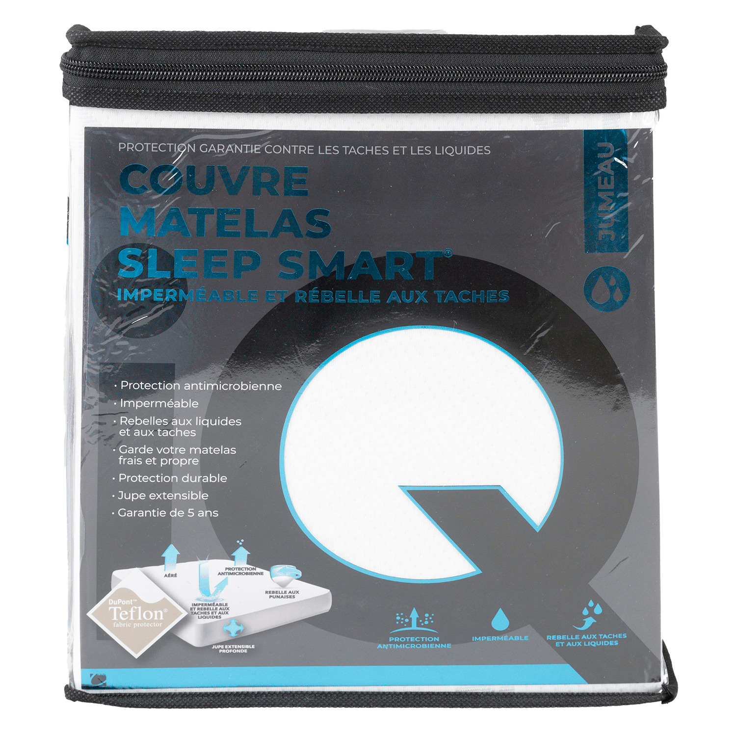 Sleep smart mattress protector, Twin
