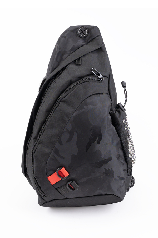 Sling bag, crossbody backpack with reversible shoulder strap