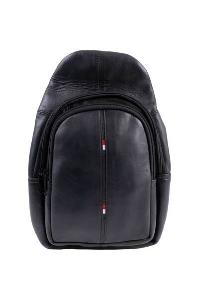 Sling bag, crossbody leather backpack