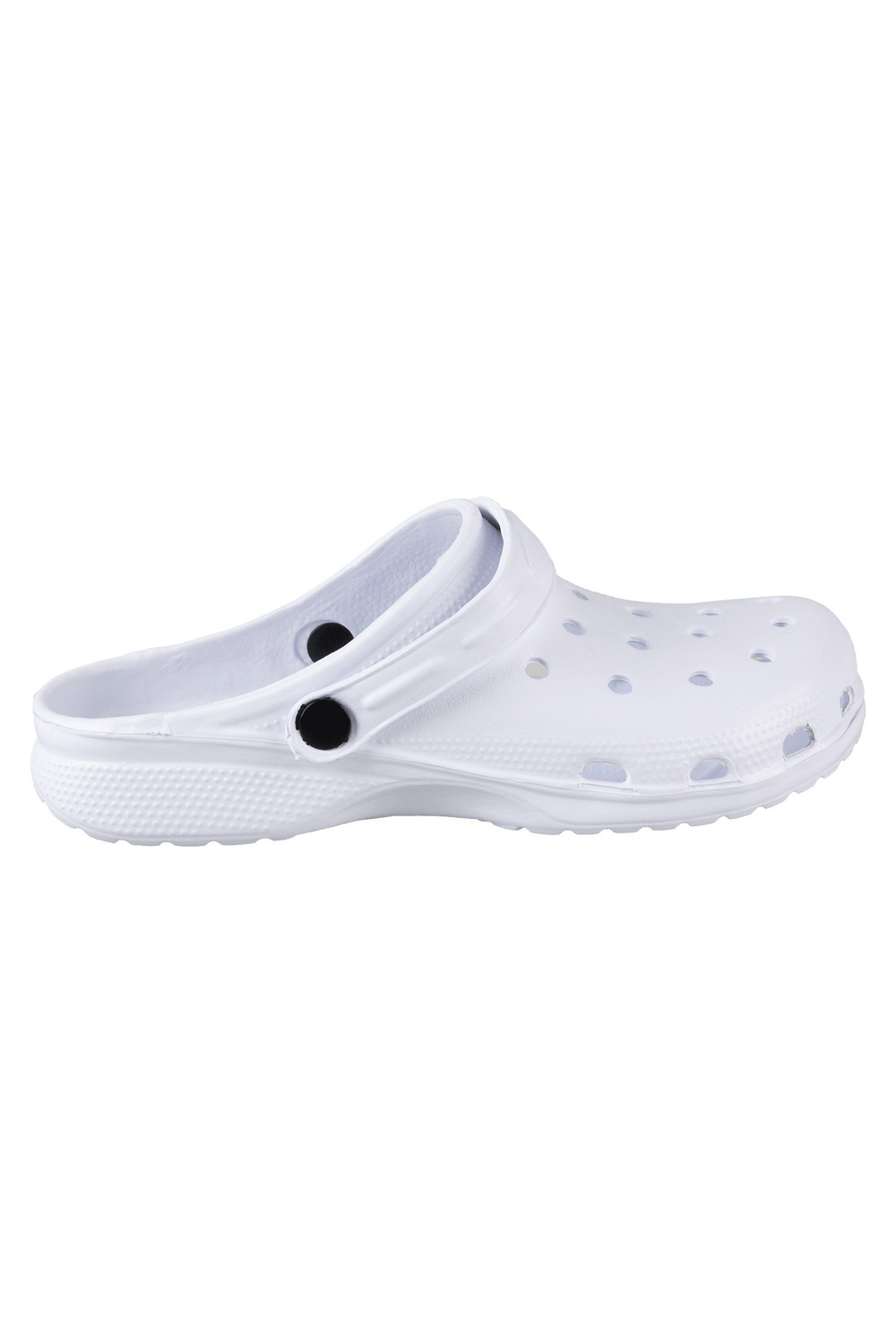 Slip-on clogs with ankle strap