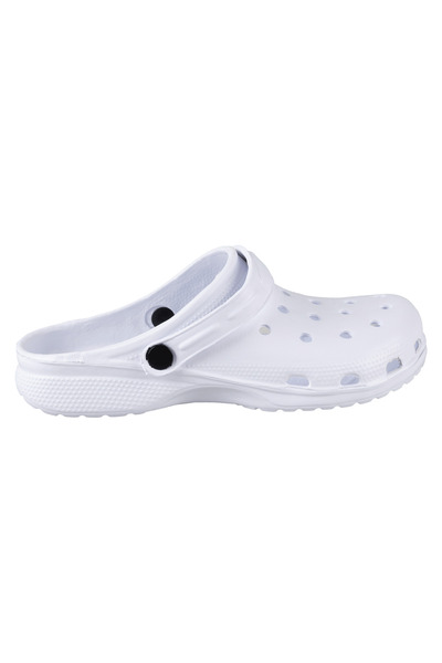 Slip-on clogs with ankle strap