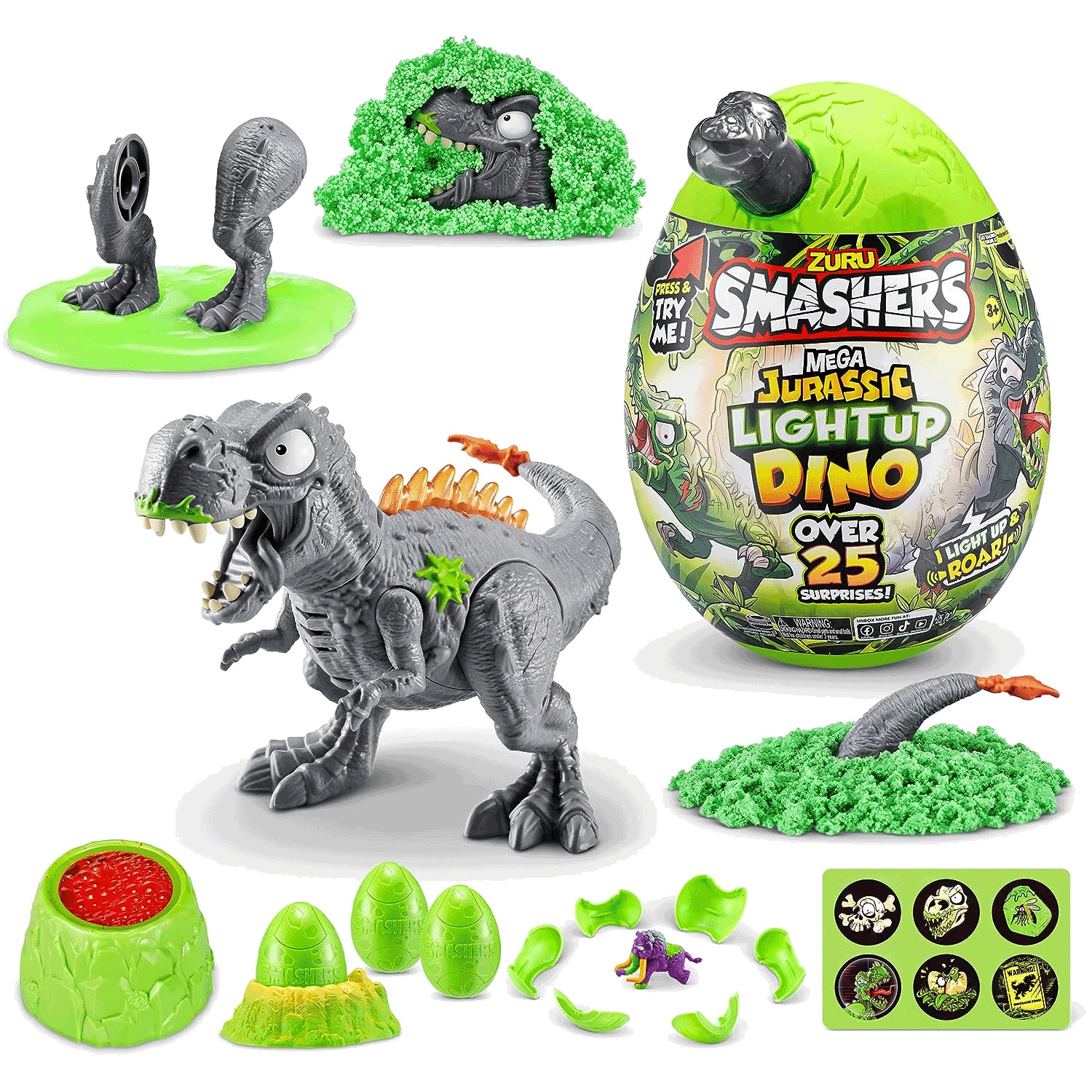 Smashers - Mega Jurassic Light Up Dino