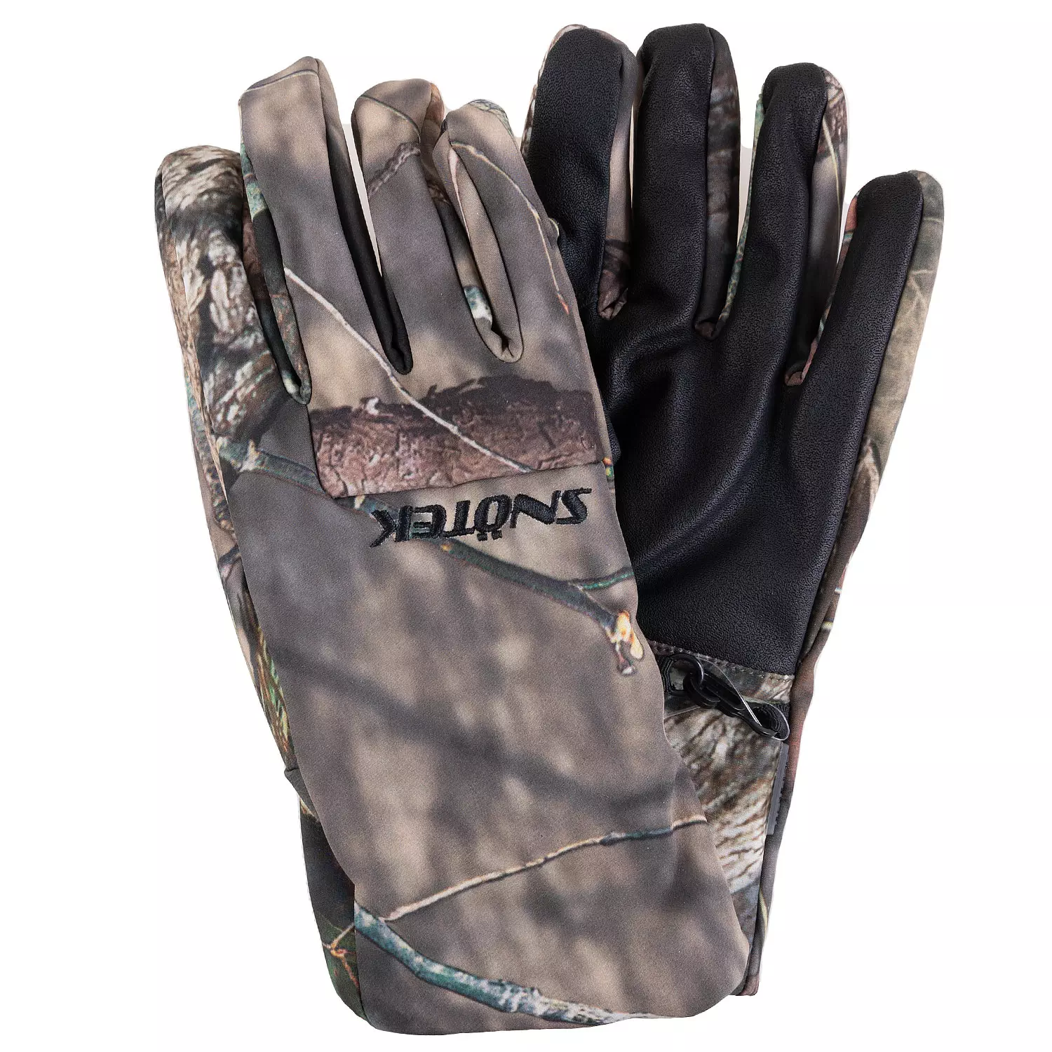 Snötek - Camo print winter gloves, large (L)