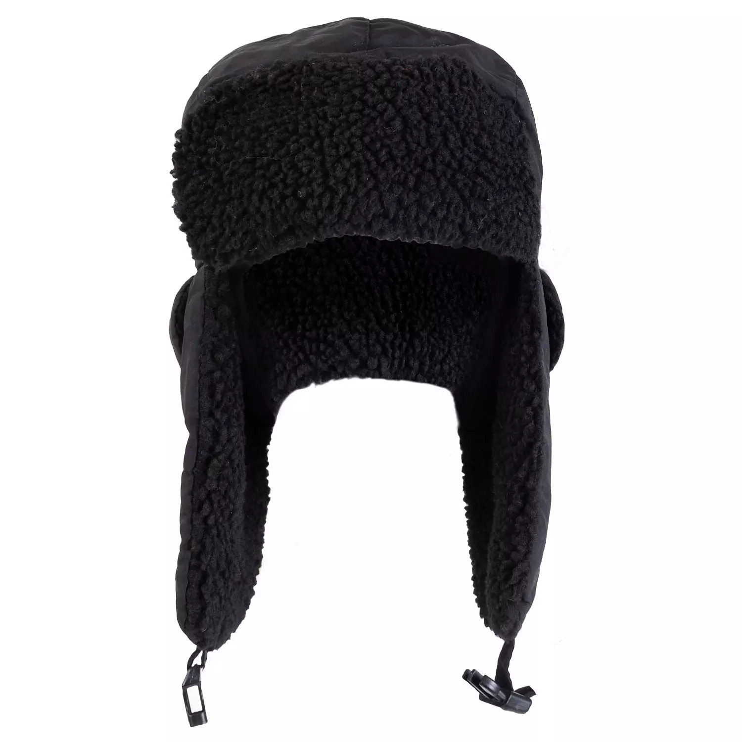 Snötek - Nylon aviator hat with faux sherling trim and faux fur lining
