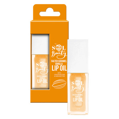 Sol Beauty - Lip oil, Caramel & vanilla