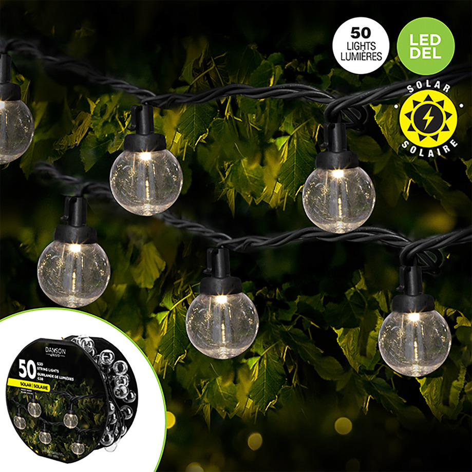Solar LED string lights