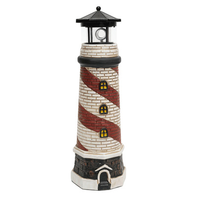 Solar-powered lawn and garden ornament - Lighthouse